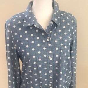 Tommy Hilfiger Polka Dot Button Down Shirt